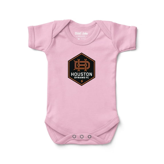 Infant Chad & Jake Pink Houston Dynamo FC Bodysuit