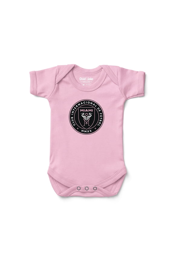 Infant Chad & Jake Pink Inter Miami CF Bodysuit