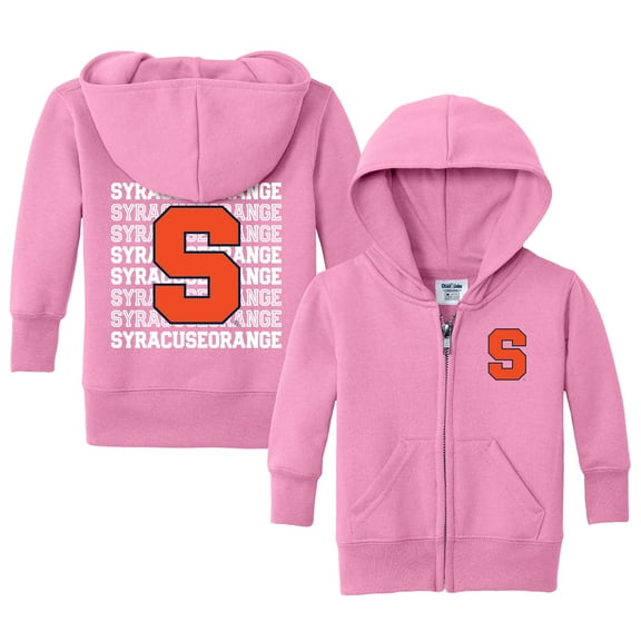 Infant Chad & Jake Pink Syracuse Orange Retro Full-Zip Hoodie