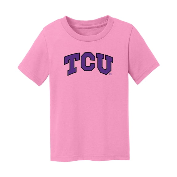 Infant Chad & Jake Pink TCU Horned Frogs Primary Logo T-Shirt