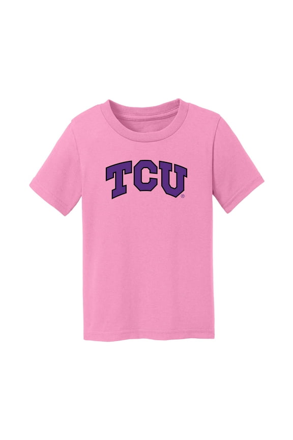 Infant Chad & Jake Pink TCU Horned Frogs Primary Logo T-Shirt