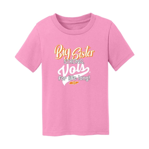 Infant Chad & Jake Pink Tennessee Volunteers Big Sis T-Shirt