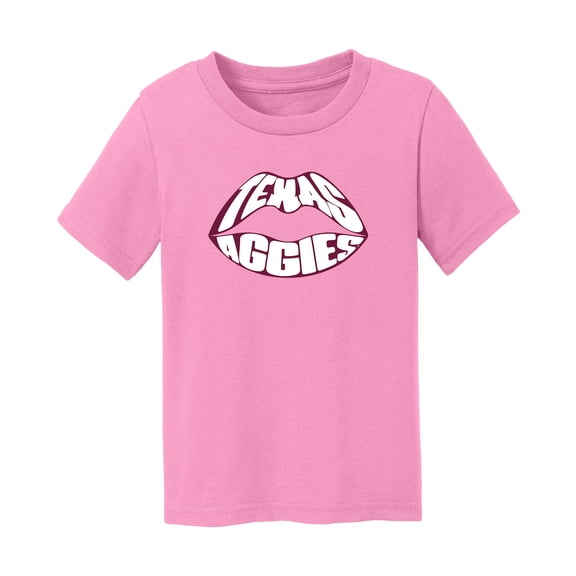Infant Chad & Jake Pink Texas A&M Aggies Lips T-Shirt