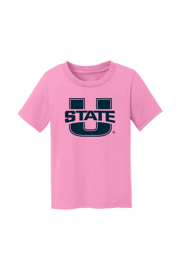 Infant Chad & Jake Pink Utah State Aggies Primary Logo T-Shirt