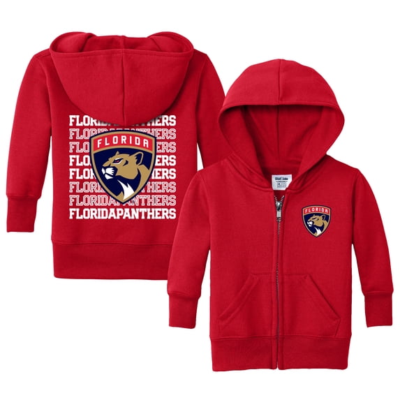 Infant Chad & Jake Red Florida Panthers Full-Zip Retro Hoodie