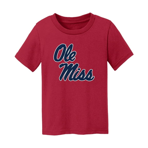 Infant Chad & Jake Red Ole Miss Rebels Logo T-Shirt