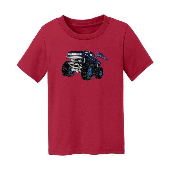 Infant Chad & Jake Red Ole Miss Rebels Monster Truck T-Shirt