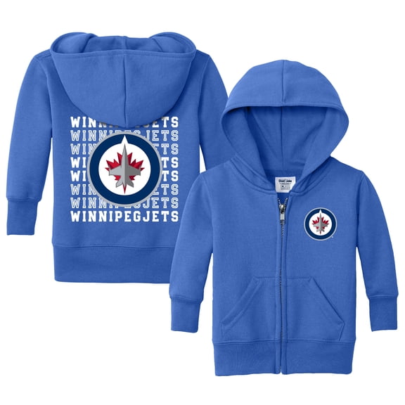 Infant Chad & Jake Royal Winnipeg Jets Full-Zip Retro Hoodie
