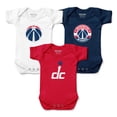 thumbnail image 1 of Infant Chad & Jake Washington Wizards Three-Pack Bodysuit Set, 1 of 1