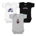thumbnail image 1 of Infant Chad & Jake Colorado Avalanche Three-Pack Bodysuit Set, 1 of 1