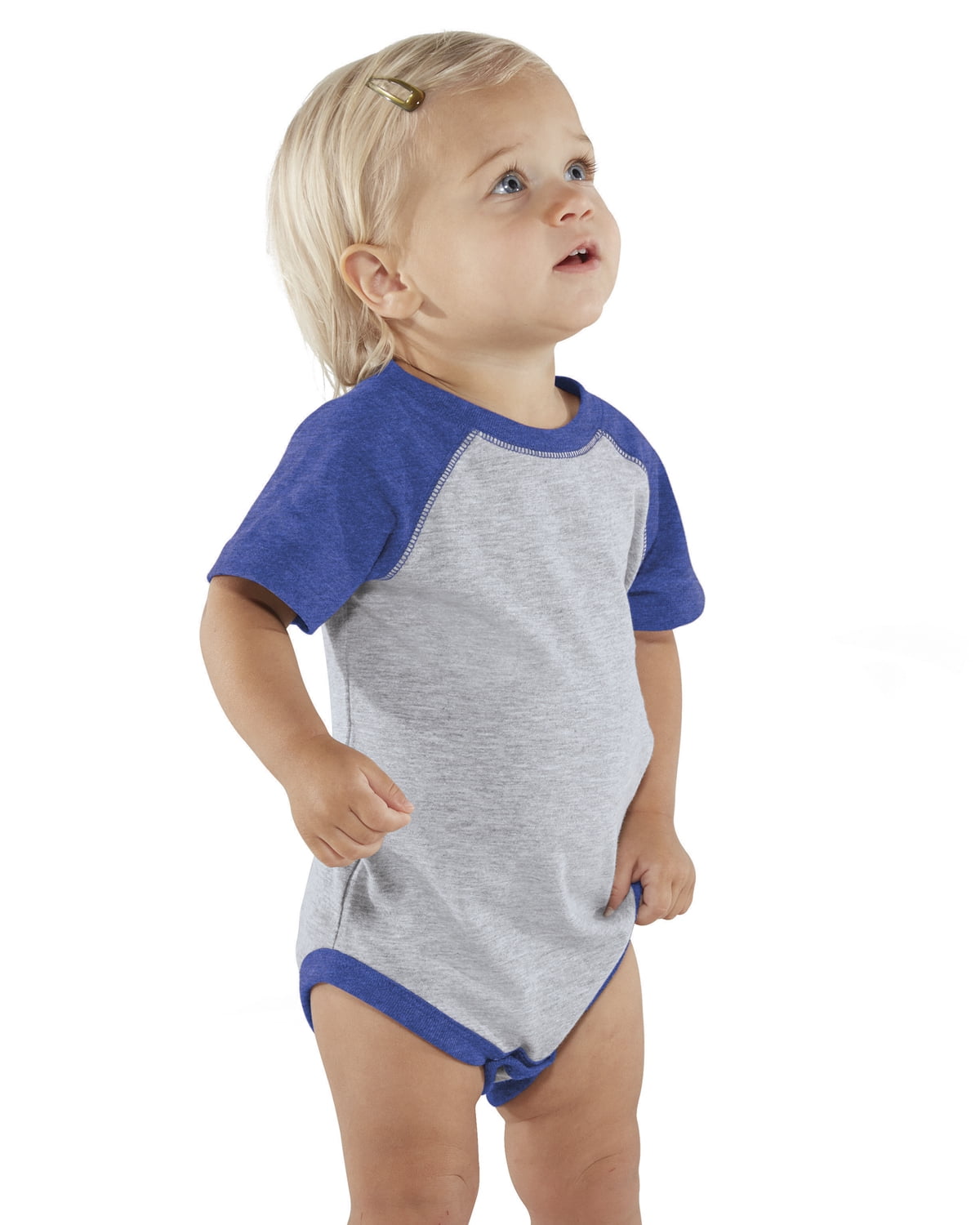 Infant Clementine Baseball Fine Jersey Bodysuit