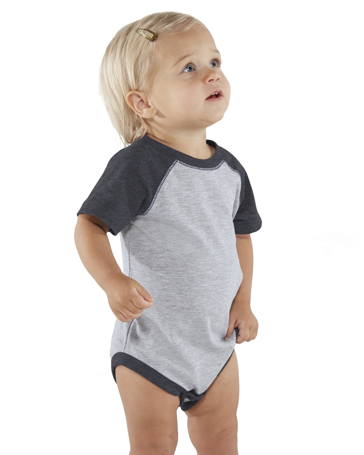 Infant Clementine Baseball Fine Jersey Bodysuit