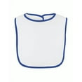 thumbnail image 1 of Infant Clementine Contrast Trim Terry Bib, 1 of 1