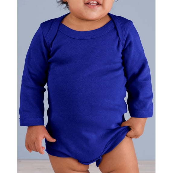 Infant Clementine Long-Sleeve Baby Rib Bodysuit
