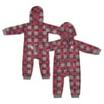 thumbnail image 1 of Infant Colosseum  Crimson Alabama Crimson Tide Full-Zip Plaid Hoodie Long Sleeve Jumper, 1 of 3