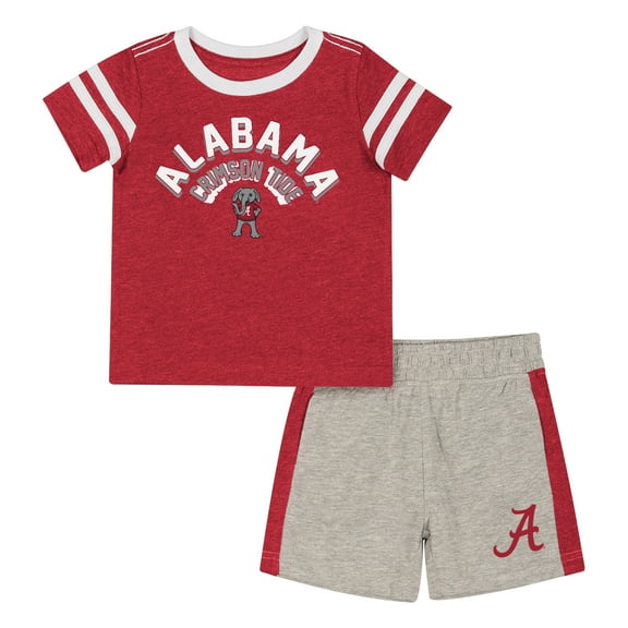 Infant-Colosseum  Crimson Alabama Crimson Tide T-Shirt & Shorts Set