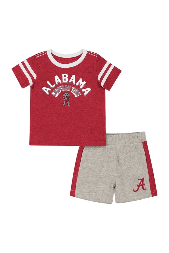 Infant-Colosseum  Crimson Alabama Crimson Tide T-Shirt & Shorts Set