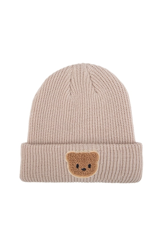 Infant Cosy Knitted Bonnet Caps Elastic Comfortable Bonnet Hat for Baby Aged 0-3 Year Stylish and Warm Various Color