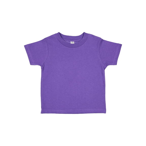Rabbit Skins Infant 100% Cotton Jersey Short Sleeve Tee, Purple, 18 Months