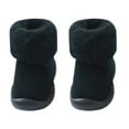 thumbnail image 1 of Cotton Sock Shoes Non Skid Slipper Soft Sole on Sneakers Walking Shoes for Baby 9-12 Months, 1 of 5