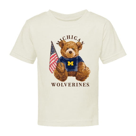 Infant Cream Michigan Wolverines All-American Teddi T-Shirt