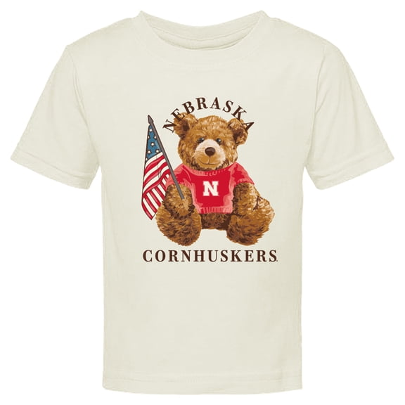Infant  Cream Nebraska Huskers All-American Teddi T-Shirt