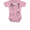 thumbnail image 1 of Infant Doctor Nurse Physician Halloween Easy Costume Cute Baby Bodysuit, 1 of 6