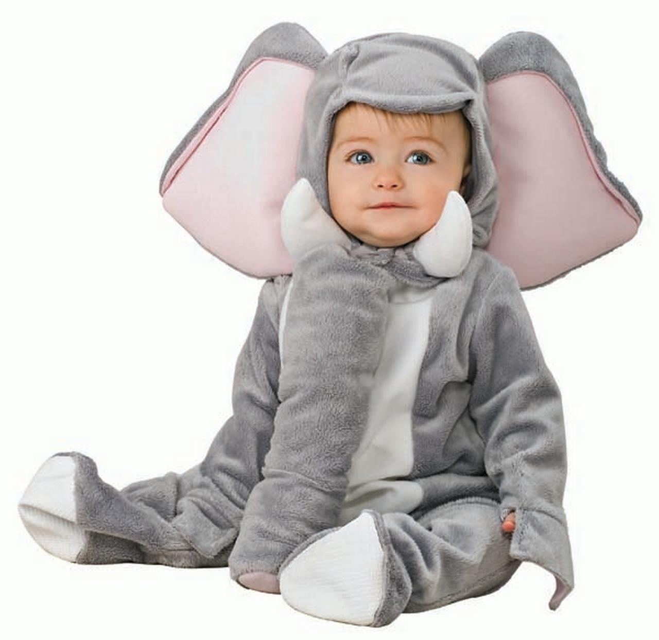 Infant Elephant Halloween Costume 06M, Grey