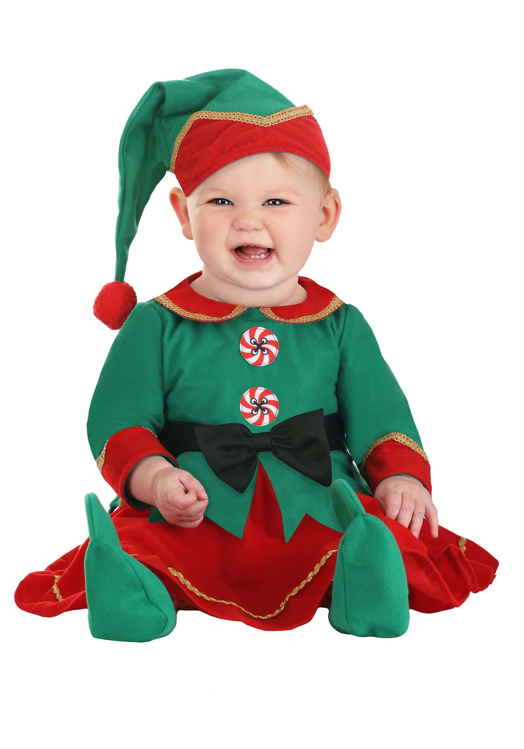 Elf top costume baby