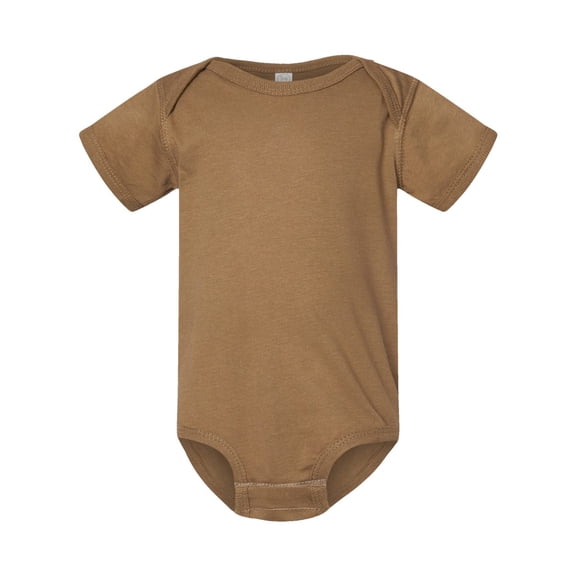 Infant Fine Jersey Bodysuit , Coyote Brown , NB