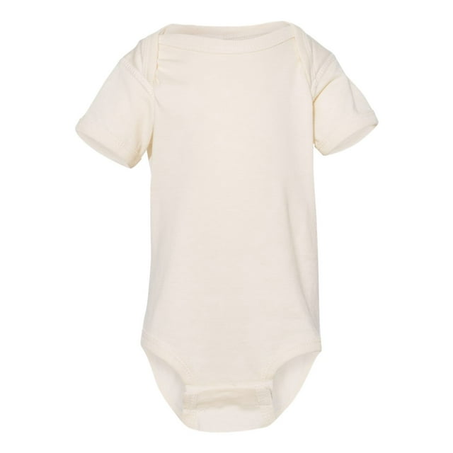 Infant Fine Jersey Bodysuit , Natural , 6M