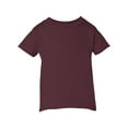thumbnail image 1 of Infant Fine Jersey Tee , Maroon , 6M, 1 of 3