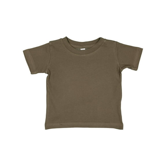 Infant Fine Jersey Tee , Military Green , 6M