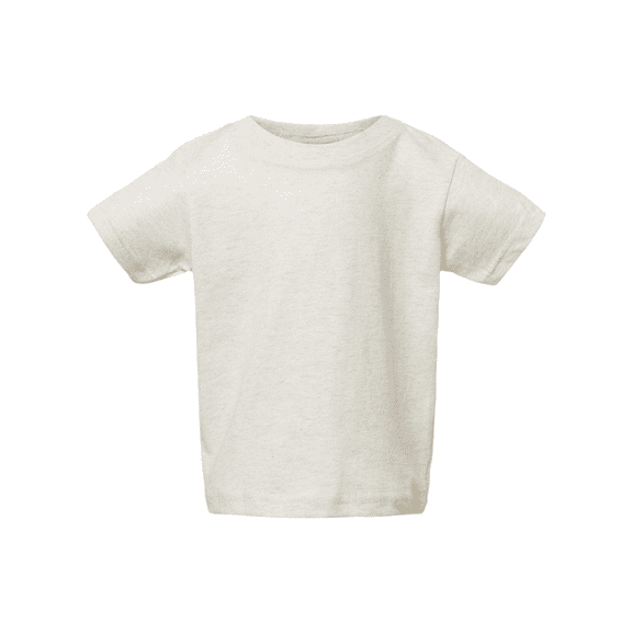 Infant Fine Jersey Tee , Natural Heather , 18M