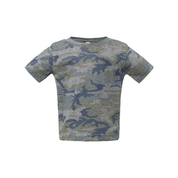 Infant Fine Jersey Tee , Vintage Camo , 24M