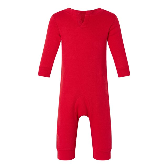 Infant Fleece OnePiece , Red , 12 months