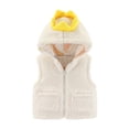 thumbnail image 1 of Infant Fleece Vest with Bear Ear Hood Sleeveless Jacket Outerwear Jackets & Vests Infant Winter Clothes Little Girl 6-12 Months, 1 of 3