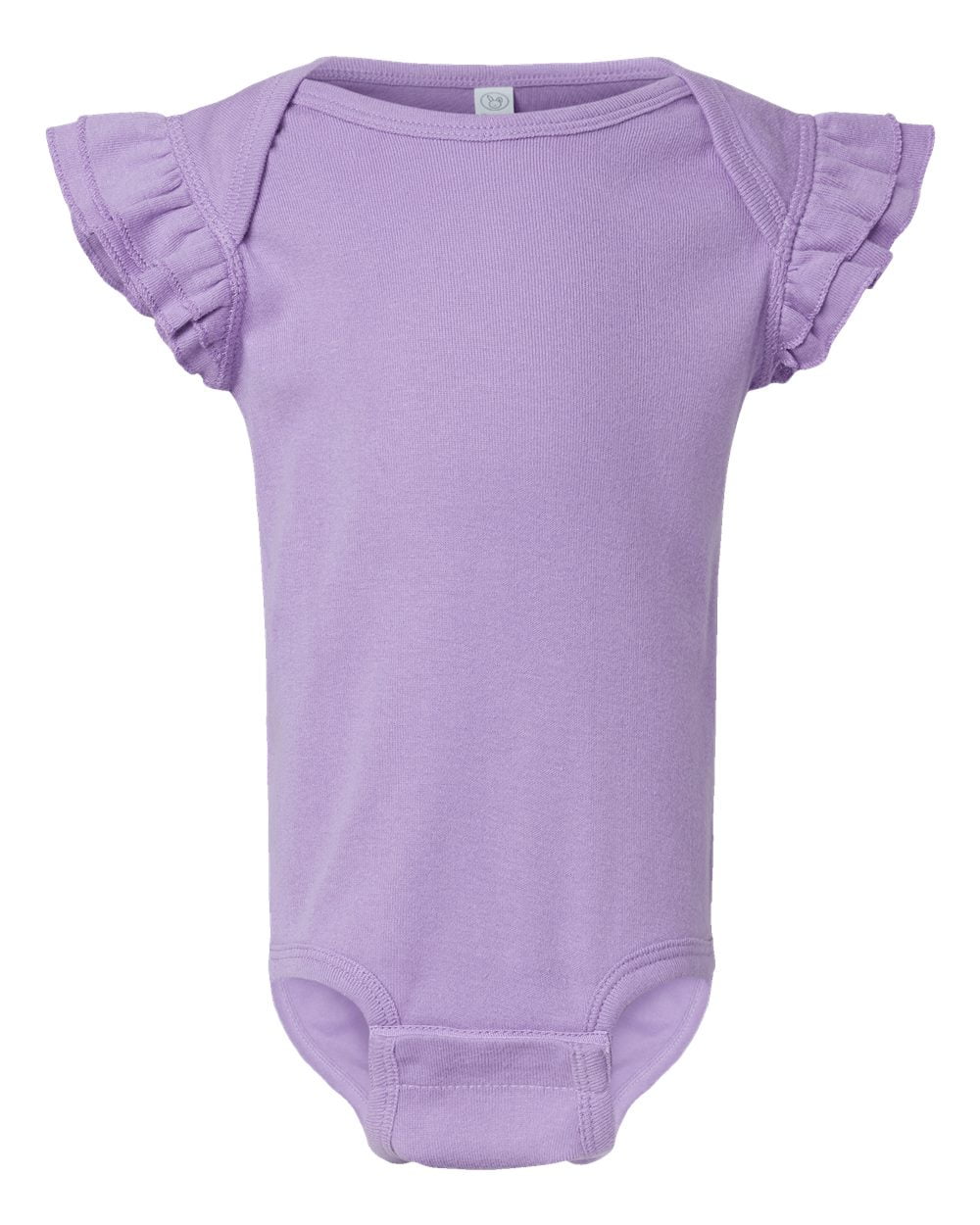 Infant Flutter Sleeve Baby Rib Bodysuit, Lavender , 18M - Walmart.com