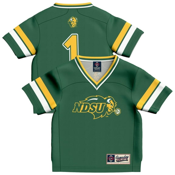 Infant GameDay Greats #1 Green NDSU Bison Lightweight Collegiate Football Fashion Jersey