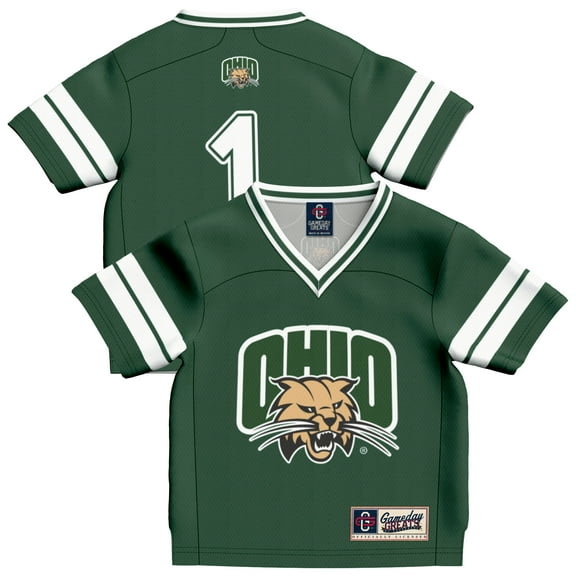 Infant GameDay Greats #1 Green Ohio Bobcats Collegiate Football Fashion Jersey