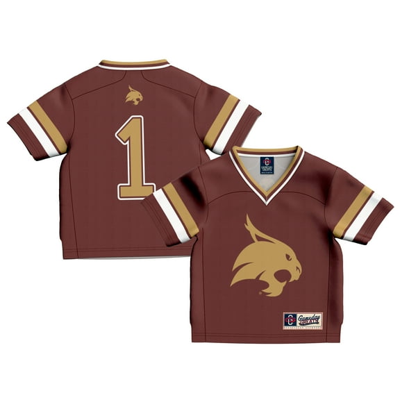 Infant GameDay Greats #1 Maroon Texas State Bobcats Lightweight Collegiate Football Fashion Jersey
