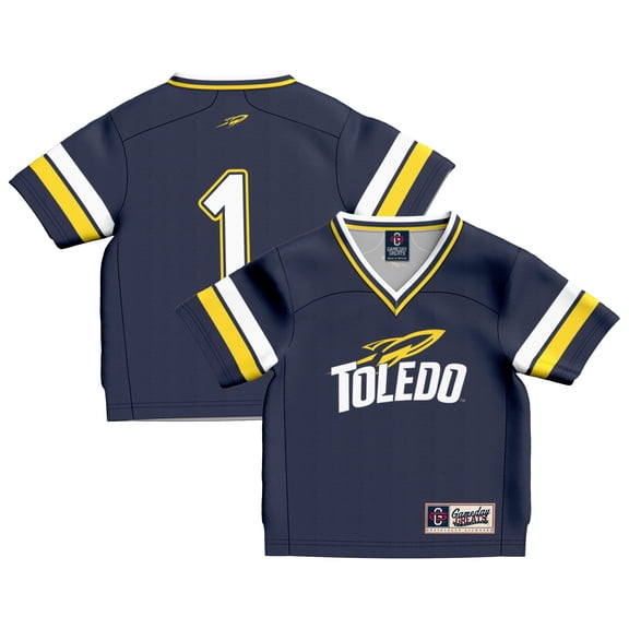 Infant GameDay Greats #1 Navy Toledo Rockets Lightweight Collegiate Football Fashion Jersey