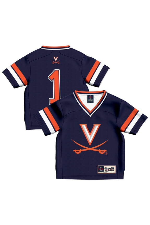 Infant GameDay Greats #1 Navy Virginia Cavaliers Lightweight Football Jersey