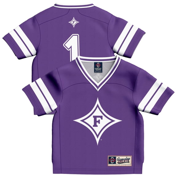 Infant GameDay Greats #1 Purple Furman Paladins Lightweight Collegiate Football Fashion Jersey