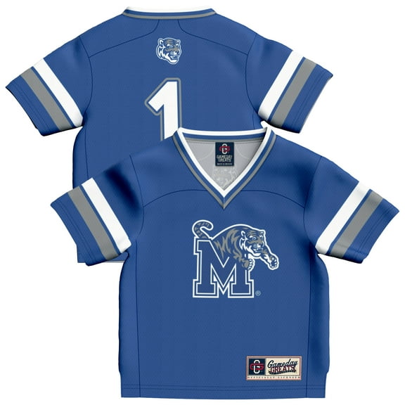 Infant GameDay Greats #1 Royal Memphis Tigers Lightweight Collegiate Football Fashion Jersey