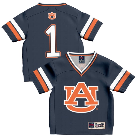 Infant GameDay Greats Navy Auburn Tigers Lightweight Collegiate Football Fashion Jersey
