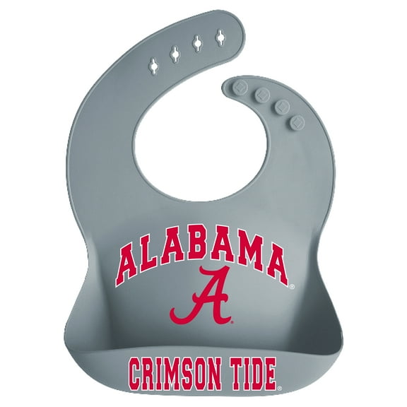 Infant Garb Alabama Crimson Tide Silicone Crumb Catcher Bib