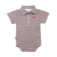 thumbnail image 1 of Infant Garb Maroon/White Virginia Tech Hokies Carson Polo Bodysuit, 1 of 1