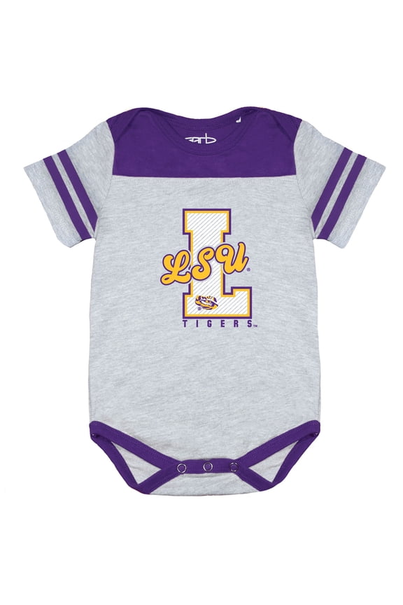 Infant Garb Purple LSU Tigers Thomas Bodysuit
