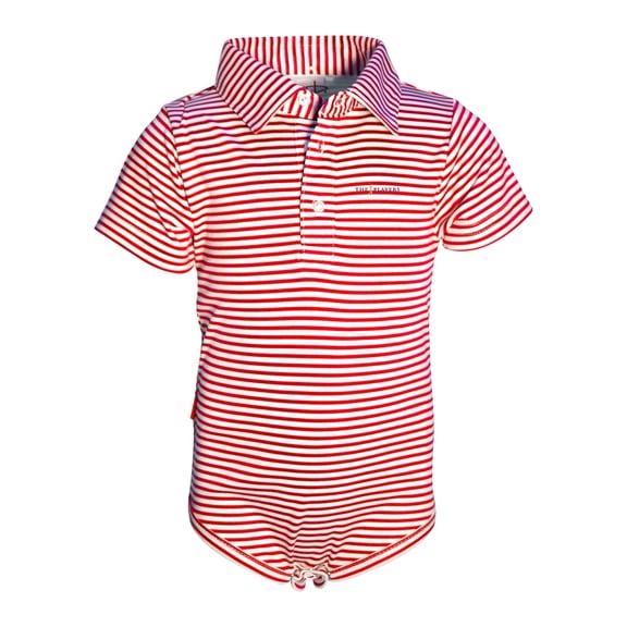Infant Garb Red THE PLAYERS Carson Polo Bodysuit